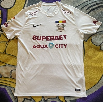 Nike FC Rapid Bucuresti 2021-22 White Road Jersey Men s Size Extra Large