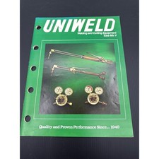 Vintage 1987 Uniweld Welding and Cutting Equipment Tube Mix V Catalog Booklet