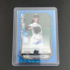 2026 Bowman Chrome #CPA-TW Thomas White Blue X-Fractor Auto 113/150 Marlins 