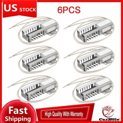 6X Gas Oven Range Ignitor For WB13K21 GE Norton 501A PS231280 AP2020569 SGR1321