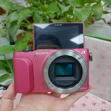 SONY Alpha NEX-3N 16.1MP Mirrorless Digital Camera Pink Engliah -90 NEW