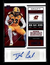 2018 Panini Contenders Draft Picks #289 Tyler Conklin Draft Blue Foil