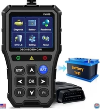 OBD2 Scanner with Battery Tester, Check Engine Light, Car Code Reader, All OBD