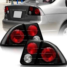 New Black 2001-2005 Honda Civic 4-door Sedan Tail Lights Brake Lamps Leftright New Black 2001-2005 Honda Civic 4-door Sedan Tail Lights Brake Lamps Leftright