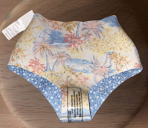 Billabong x Wrangler Out West Dreamin' Reversible High Waist Bikini Bottoms. M - Picture 1 of 8