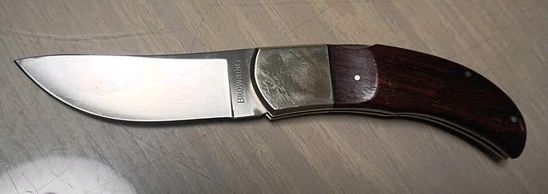 Browning knife Model 528 Japan folding cocobolo wood