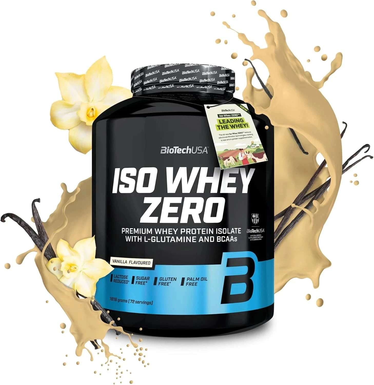Biotech USA ISO Whey Zero 1816g Vanilla + Shaker
Opens in a new window or tab
