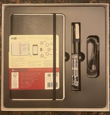 Moleskine Smart Writing Set Smartpen, Notebook, Charger-New, Open Box, Unused