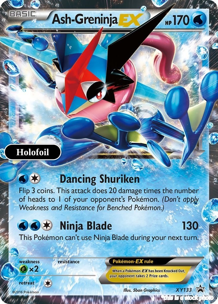 Ash-Greninja EX PR XY133 Pokémon XY Promos Promo Holofoil EN NM