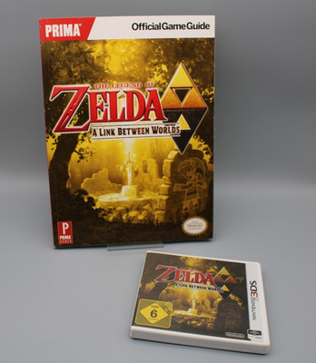 The Legend Of Zelda: A Link Between Worlds (Nintendo 3DS, 2013) + GameGuide