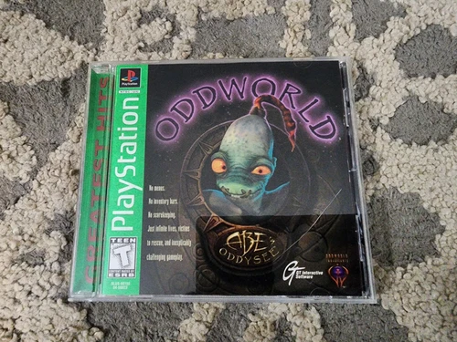 Oddworld Abe's Oddysee Sony PlayStation 1 PS1 CIB Complete w/ Manual Tested