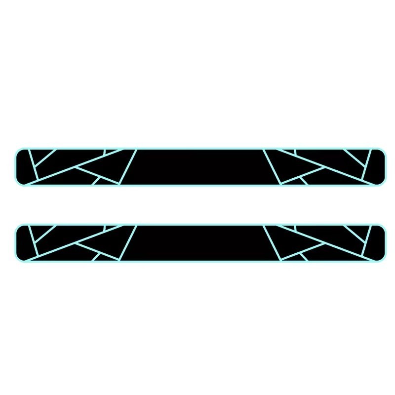 Black &Light Blue