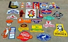 Lot of 24 Porcelain Enamel Signs – Mixed Designs, Vintage Style, single sided