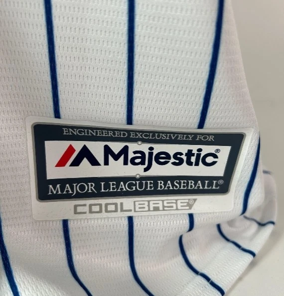 Ernie Banks Autographed Majestic Chicago Cubs Jersey w/ Inscription PSA COA - Image 4 of 4