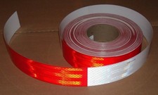 150' Roll 3M DOT Reflective Truck Trailer Vehicle Safety Tape Red White 2"