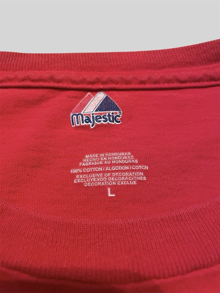 Philadelphia Phillies 2009 NL Champions vintage majestic t shirt Size Large - Image 4 of 4