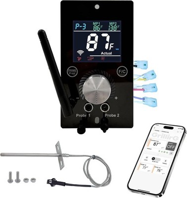 Universal WiFi PID Controller Kit with Smart APP Control Board&High-Accuracy RTD