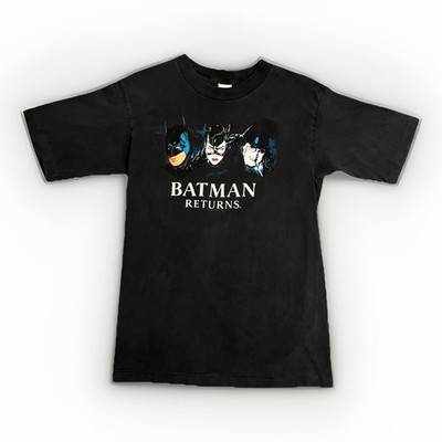 1992 Vintage DC Comics Batman Returns T-Shirt Single Stitch Large Faded 90s