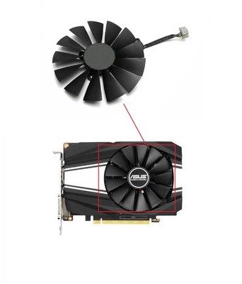 Cooling Fan For ASUS PH-GTX 1660 TI PH-GTX1660TI-6G RTX2060 ITX 96MM  6pin