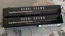 Bobbi Brown 2x0.9g Long Wear Cream Eye Shadow Stick GOLDEN PINK & BRONZE RRP£36