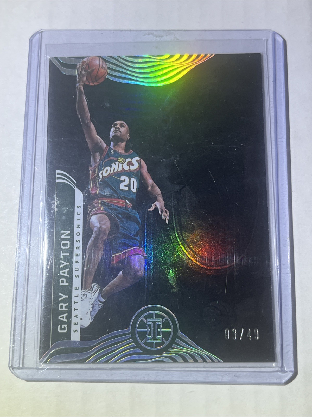 2021-22 panini ILLUSIONS #146 Gary Payton /49 Supersonics