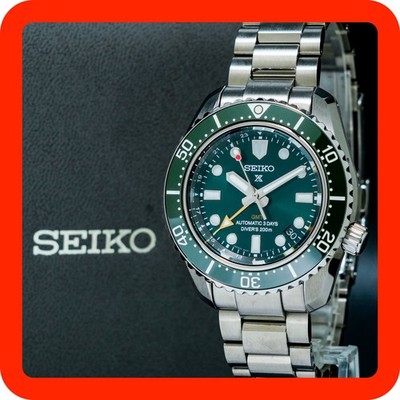 [BOXED MINT] SEIKO Prospex Diver SBEJ009 6R54-00D0 Green GMT Automatik Herrenuhr
