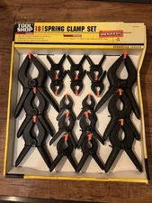 Spring Clamp Set, Tool Shop 18 Pc, New In Box