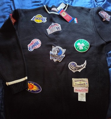 Mitchell & Ness NBA Hardwood Classic Patch Sweater