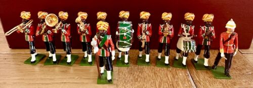 STEADFAST SOLDIERS- VINTAGE INDIAN ARMY BAND -LUDHIANA SIKHS- SET OF 12- BOXED - Picture 2 of 6