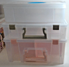 Lot Artbin 6990RK Super Satchel Double Deep, Portable Art  Craft Organizer  3