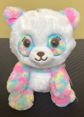 Panda Party 7.5" Plush Pink, Blue, Confetti, Leopard, Pink/Purple & Tye Dye NWT - Picture 12 of 51