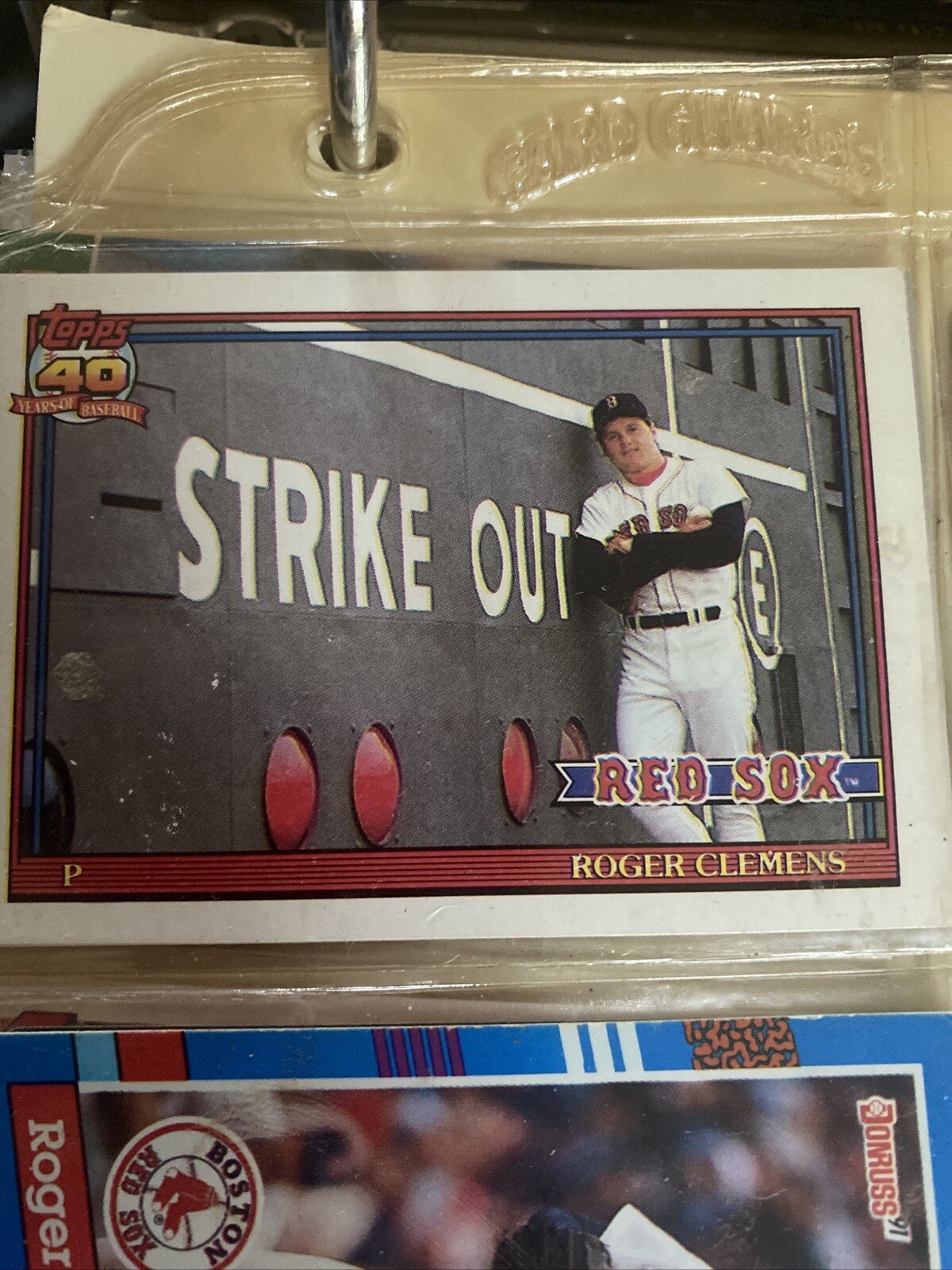 Roger Clemens 1991 Topps Tiffany #530