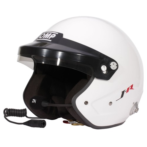 Casco OMP J-RALLY 2025 cara abierta modelo FIA 8859-2024 carrera rally deportes de motor - Imagen 25 de 27