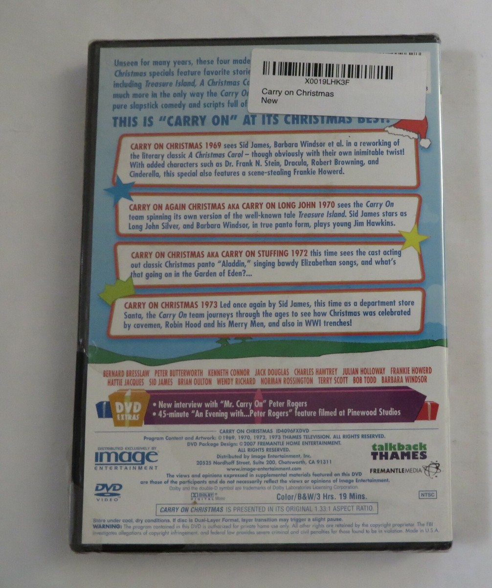未使用・未開封品)Carry on Christmas [DVD]