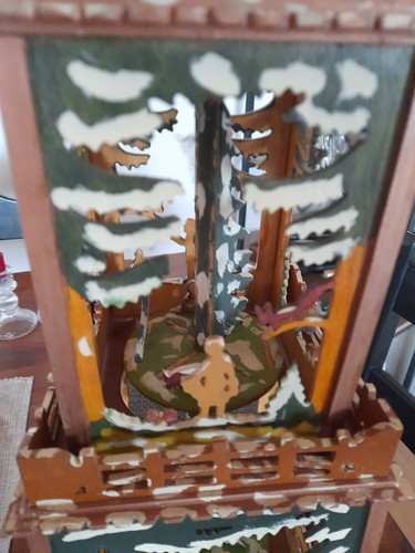 Große 3-stöckige Weihnachtspyramide 8-eckig, Höhe 58 cm - Echte Handarbeit - Bild 6 von 8