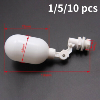 1/5/10pcs Float Ball Valve Automatic Fill Reverse Osmosis Fish Aquarium Tools