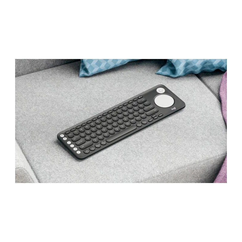 Teclado Logitech K600 Smart TV multi-device wireless para Smart TV, PC Usado - Imagen 3 de 4