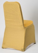 Gold & Silver Shiny Glitter Spandex Chair Cover Wedding Party Christmas Event 