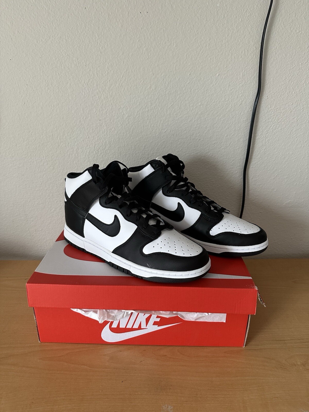 Men’s Nike Dunk High Retro - Pandas 11.5