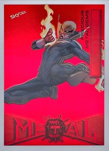 2022 Marvel Metal Universe Spider-Man PMG Red Iron Fist #35 046/100