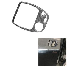 Cubierta de interruptor de maletero trasero interior de fibra de carbono para Volkswagen Passat 2006-11