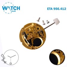 Uncompleted ETA 956.412 Swiss Movement ,Disk at 6 ,Need Circuit Only.