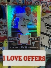 2006 UD SPECIAL CHASE UTLEY JERSEY FOIL F/X MATERIALS NATIONAL C STORE RARE