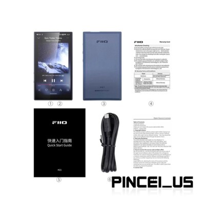 FiiO M21 Bluetooth HiFi Lossless Music Player 4GB+64GB MP3 w/4.7-inch Screen