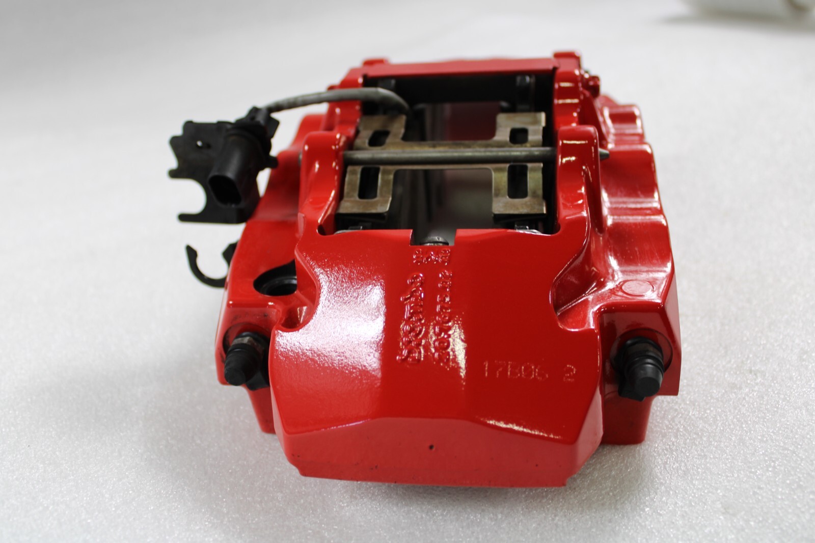 Lamborghini Huracan, LP610, LH, Left, Front Caliper, Red, Used, P/N 4T0615105CR
