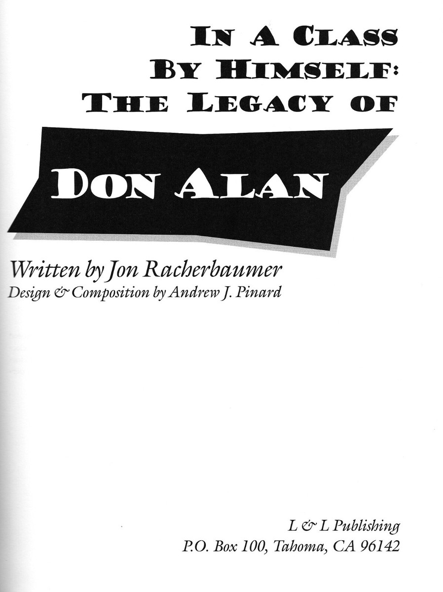 洋書 The Legacy of Don Alan The Legacy of Don Alan--In A Class by Himself-Comedy Magic