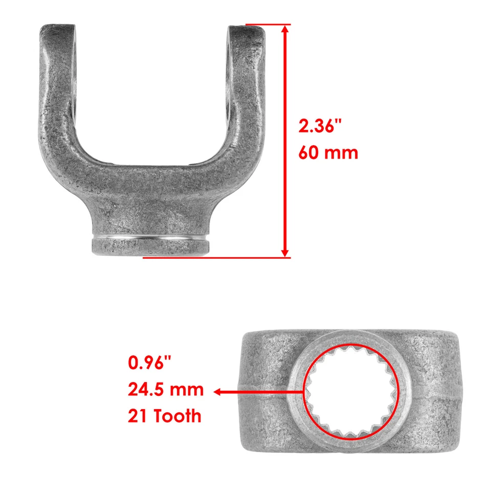 Yugo de eje de transmisión medio delantero para Yamaha Timberwolf 250 YFB250 2x4 4x4 1994-2000 Foto 3 de 4