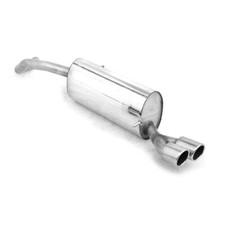 FOX Sportauspuff Endschalldämpfer Audi A1+Sportback 1.4 TFSI 2x80mm