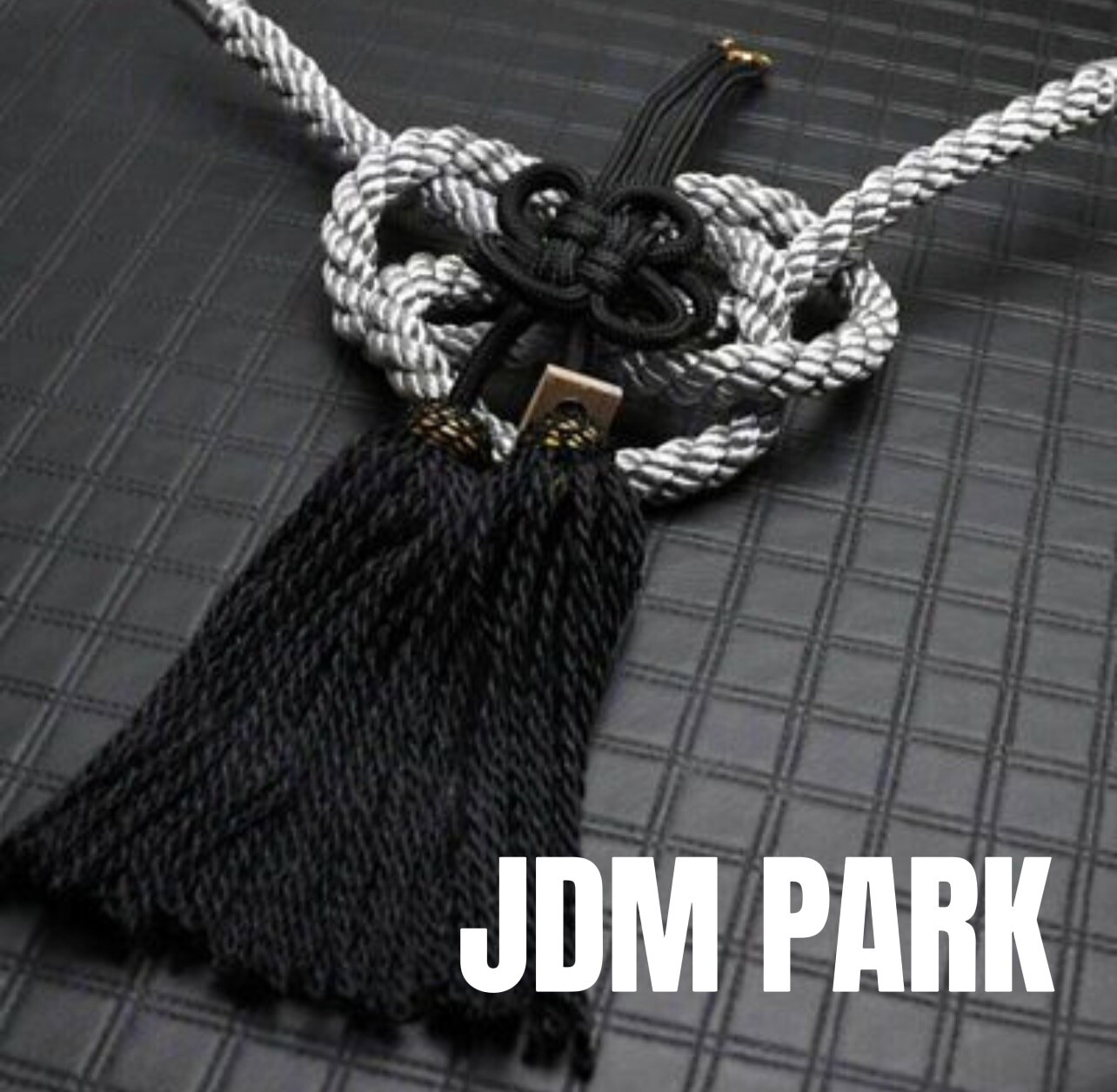 VIP Sty JDM Charm Junction Produce Fusa Black Kiku JP Knot Silver Kin
