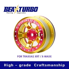 BeaxTurbo cnc alu wheel for pro-line mx43 pro1015113 for traxxas xrt x-maxx gold